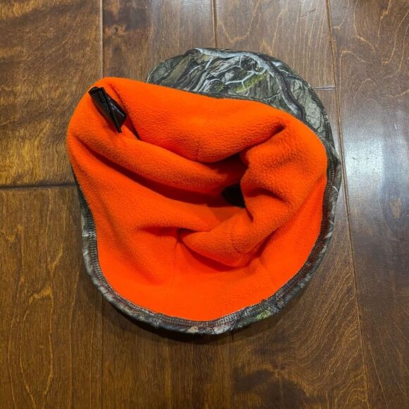 Huntworth Real Tree Camo Insulated Balaclava Face Mask Brown Green Mens One Size - Picture 6 of 7